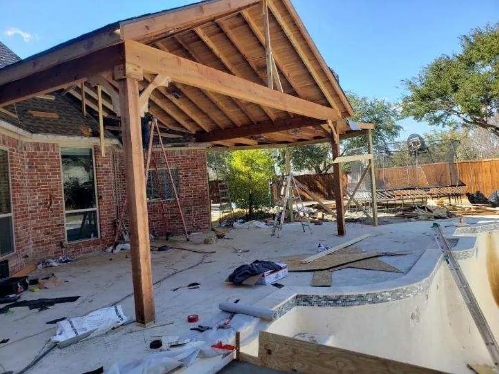 Custom yard maintenance in Frisco, TX by Paradise Pools and Outdoor Living