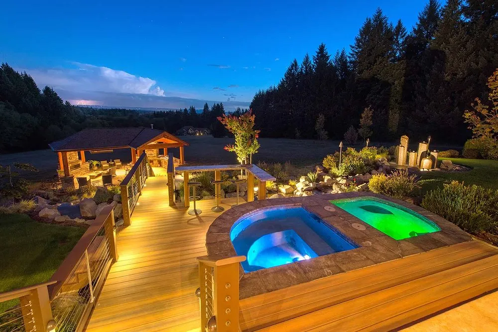 Custom lawn care service with custom design in Portland, OR by Paradise Restored