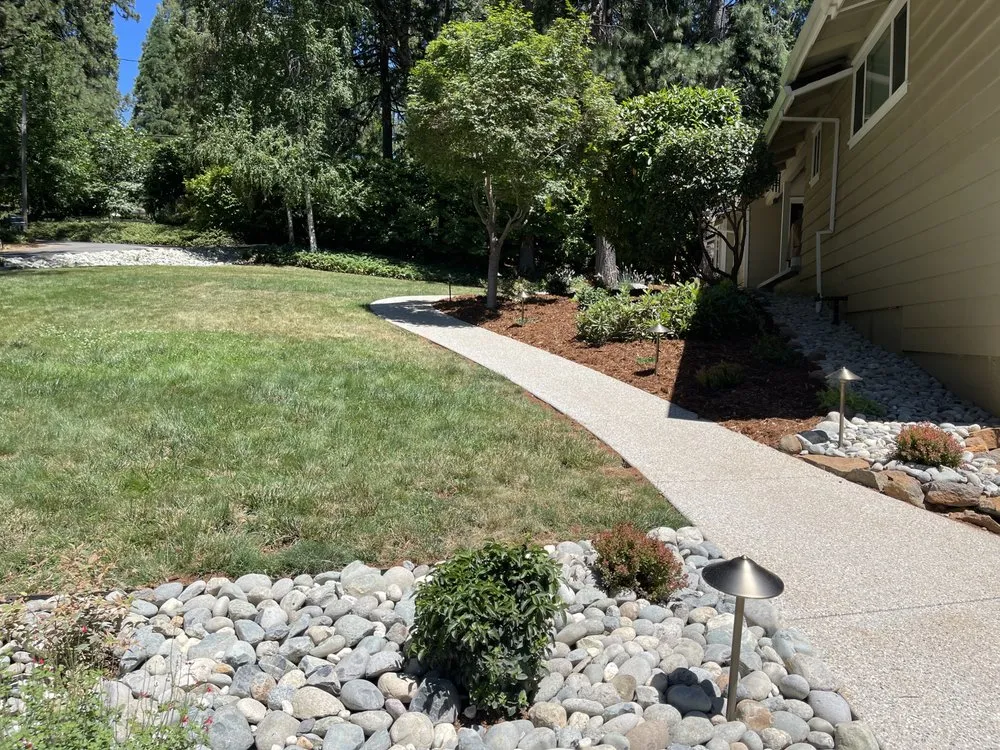 Professional landscape design for year-round maintenance in Grass Valley, CA by Paradise View Landscaping