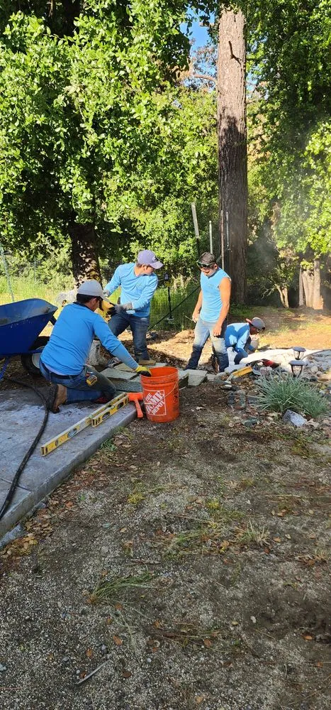 Custom landscape installation in Grass Valley, CA by Paradise View Landscaping