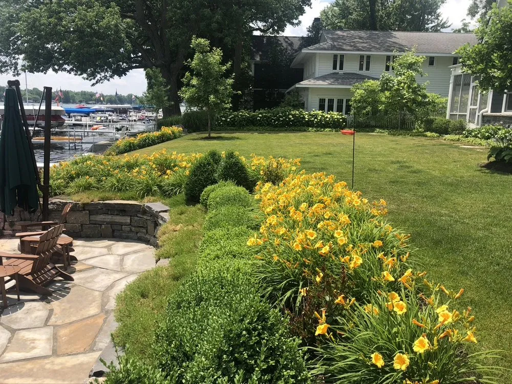 Custom landscape design in Harlan, IN by Paragon Landscape