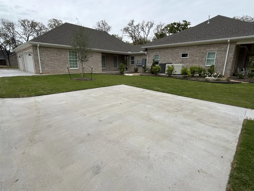 Professional landscape design for homes in College Station, TX by Paramount Landscape and Design