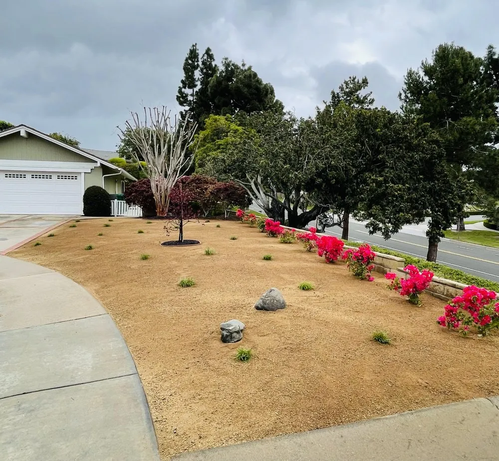 Reliable garden landscaping for residential properties across Fullerton, CA - Parga Landscape & Trees