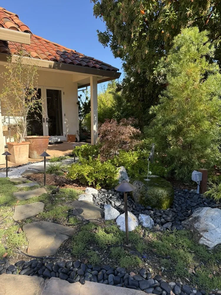 Custom yard maintenance in Anderson, CA by Parker and Honey Landscape and Design