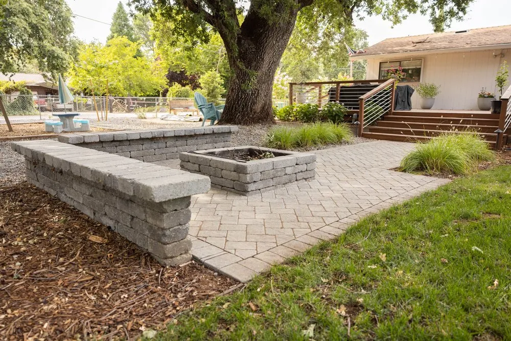 Custom garden landscaping in Anderson, CA by Parker and Honey Landscape and Design