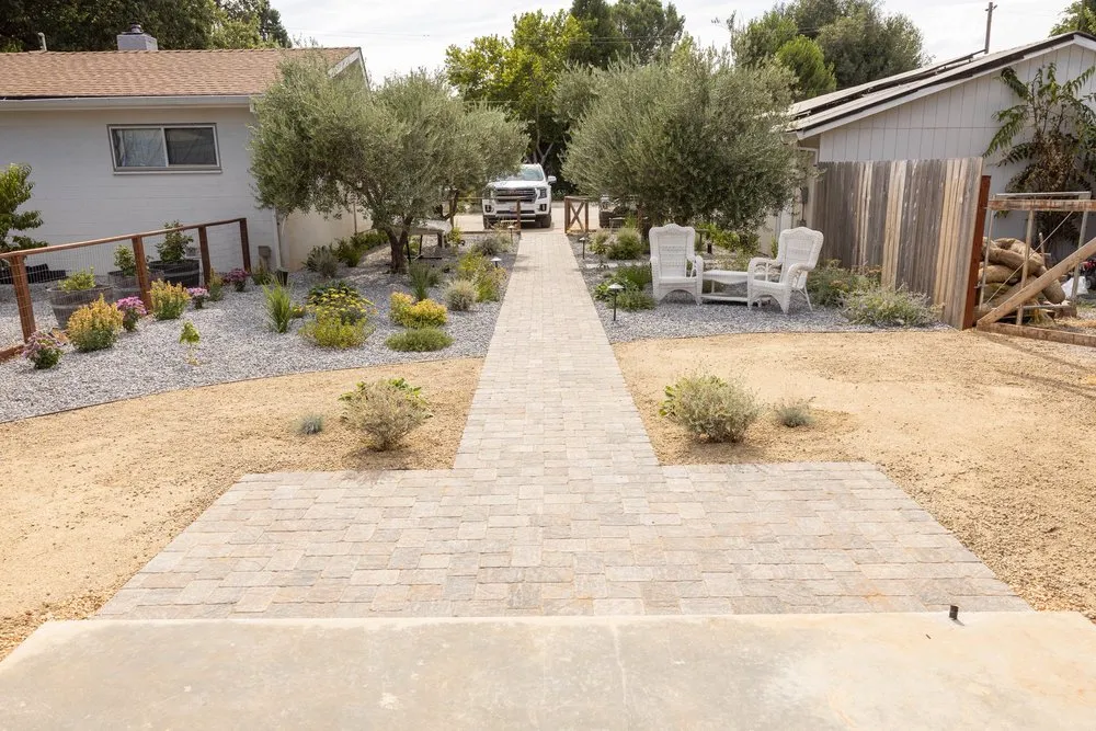Custom garden landscaping in Anderson, CA - Parker and Honey Landscape and Design