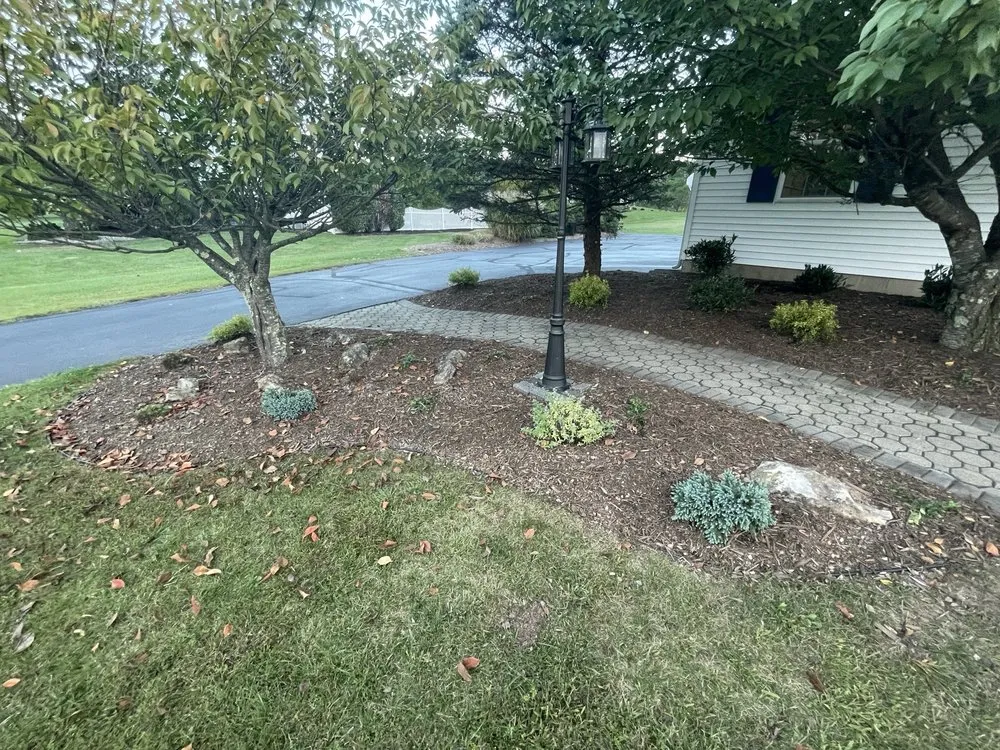 Custom landscape installation in Warren, NJ by Parker Landscape Design