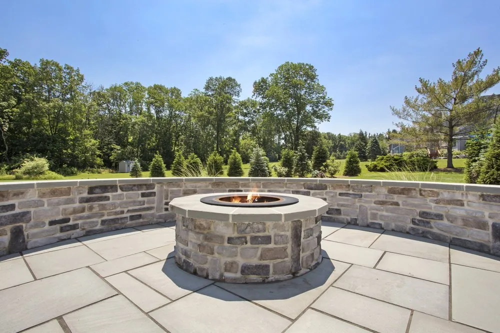 Custom yard cleanup service in Warren, NJ by Parker Landscape Design