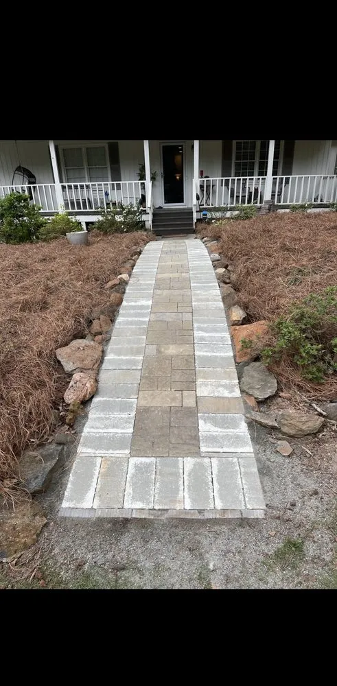 Custom landscape installation in Buford, GA by Parker Landscaping & Hardscaping