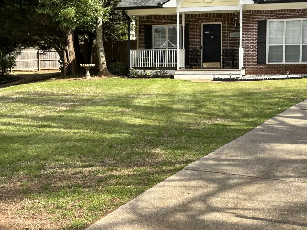 Trusted lawn care service with custom design in Hampton, GA by Parker Mowing Service