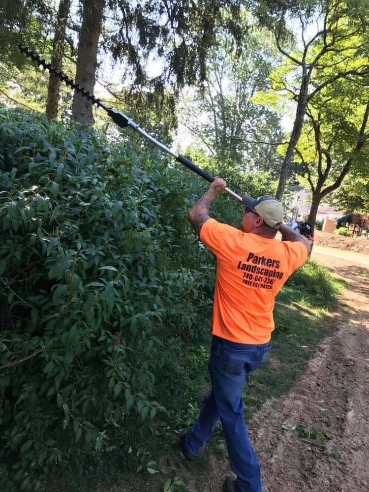 Custom landscape installation in Newark, OH - Parkers landscaping
