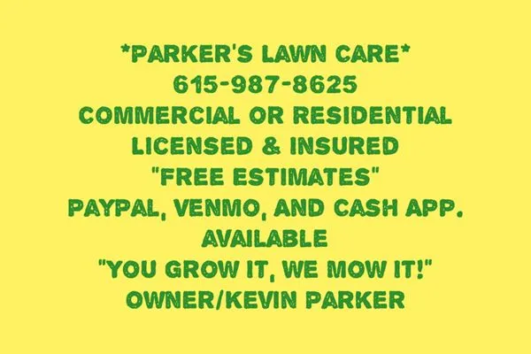 Parker’s Lawn Care Logo