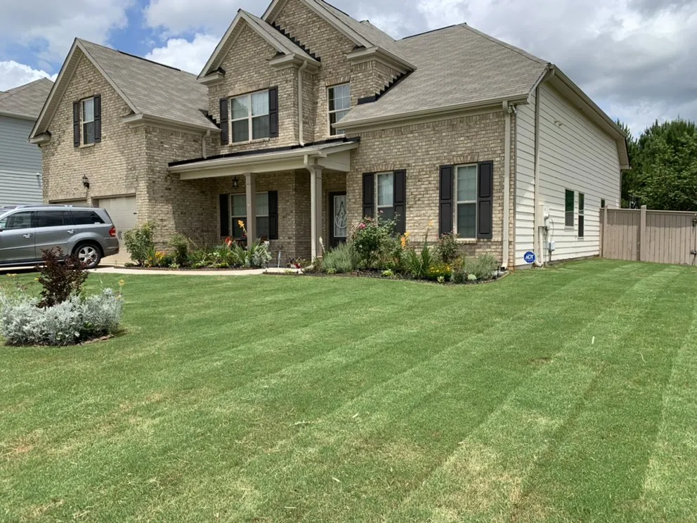 Professional residential landscaping with custom design across Locust Grove, GA - Parker’s Property Service