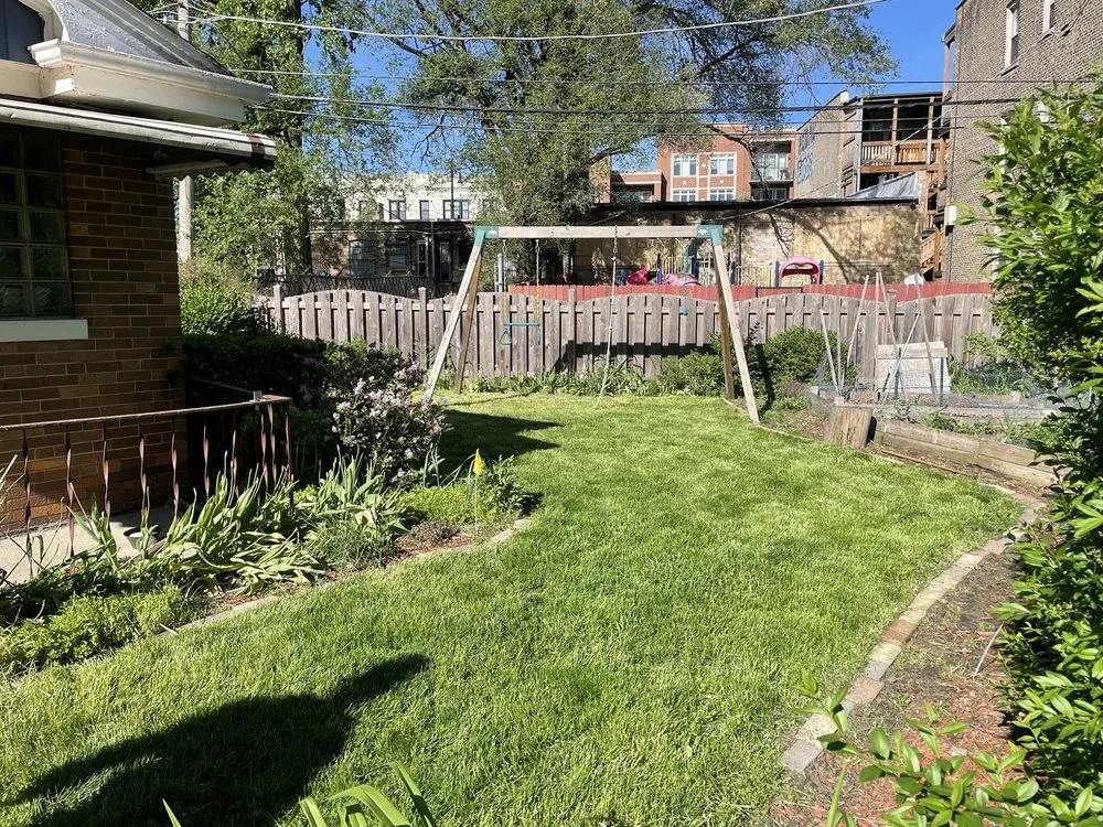 Custom garden landscaping in Justice, IL by Parkview Landscapes