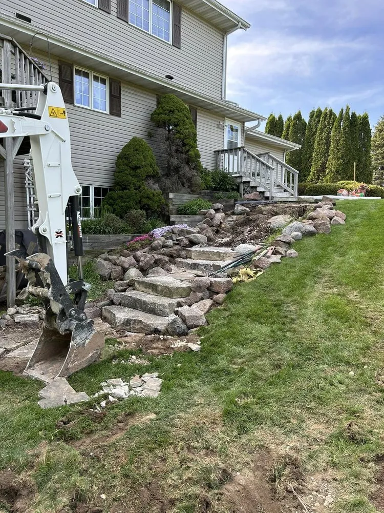 Local landscape design with custom design across Plymouth, WI - Parm's Landscape Management