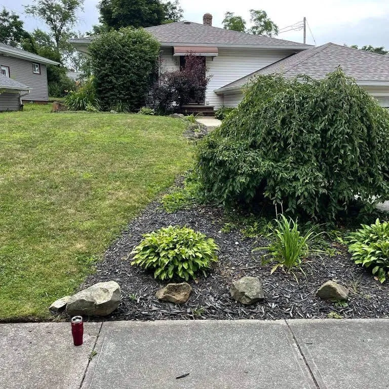 Professional garden landscaping with custom design in Parma Heights, OH by Parra’s Landscaping And General Construction