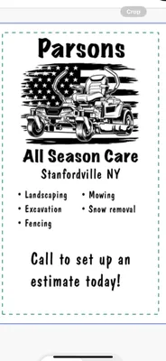 Parsons All Season Care Logo