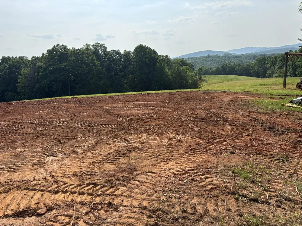 Affordable landscape installation with custom design in Stuart, VA by Parsons General Services