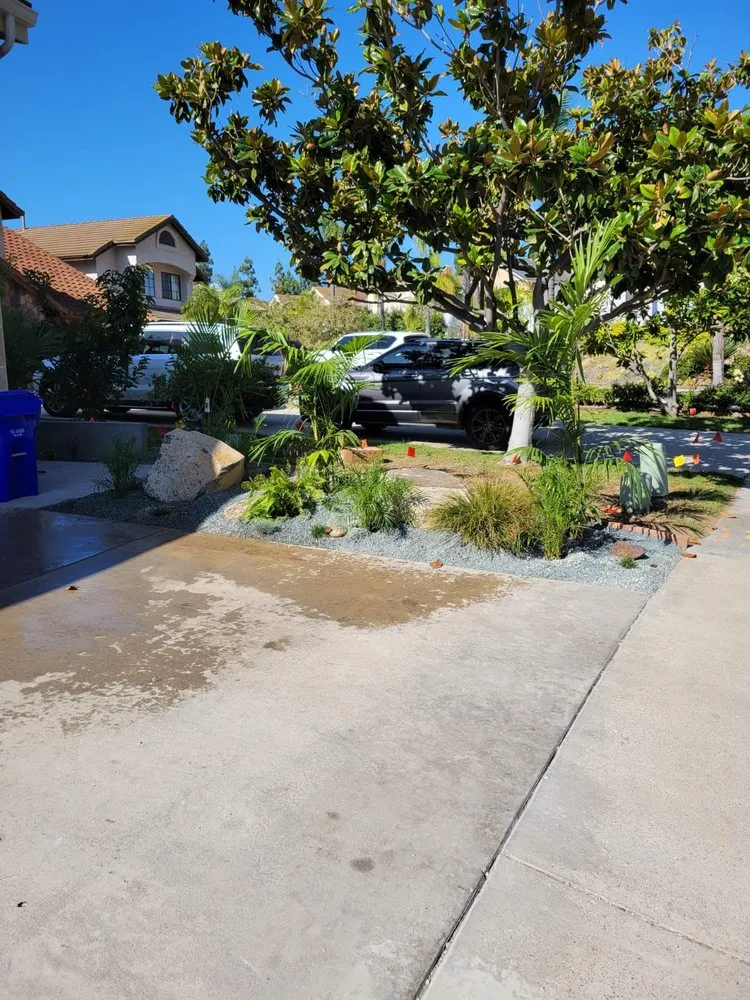 Reliable lawn care service with custom design in National City, CA by Partida's Maintenance