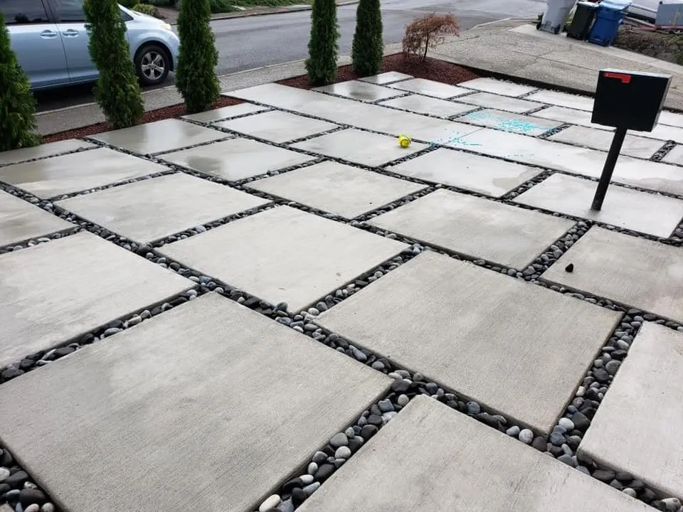 Custom landscape installation in Lakewood, WA by Partners Landscaping