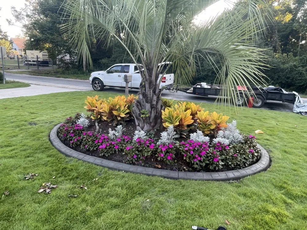 Local lawn mowing service with custom design in Longs, SC by Partners Landscaping