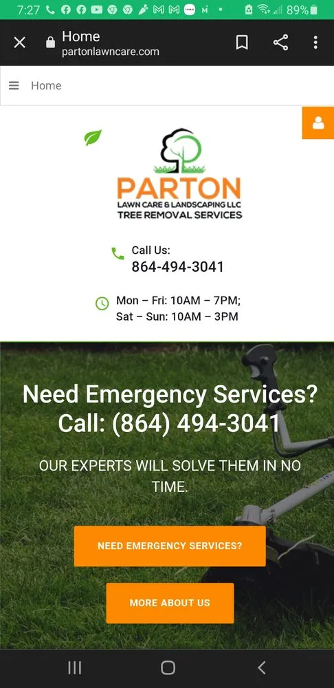 Local lawn care service for homes in Moore, SC by Parton Lawncare Landscaping and Tree Services