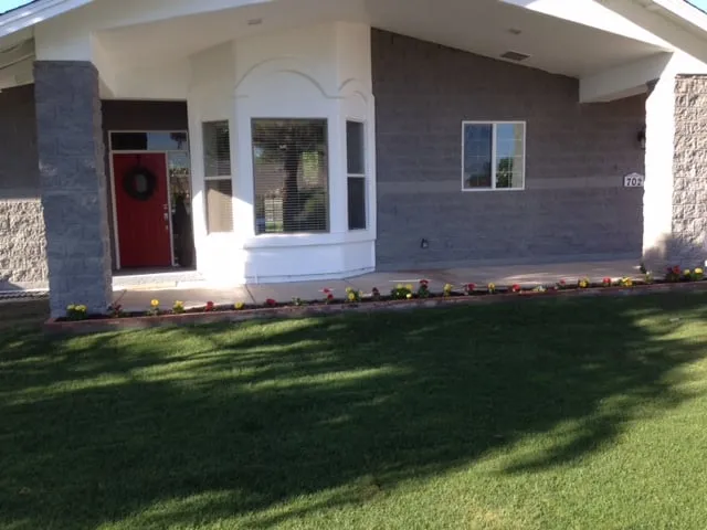 Local garden landscaping for residential properties in Phoenix, AZ by Pas Bros Landscaping