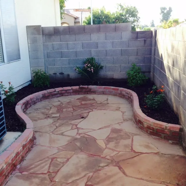 Custom outdoor landscaping in Phoenix, AZ by Pas Bros Landscaping