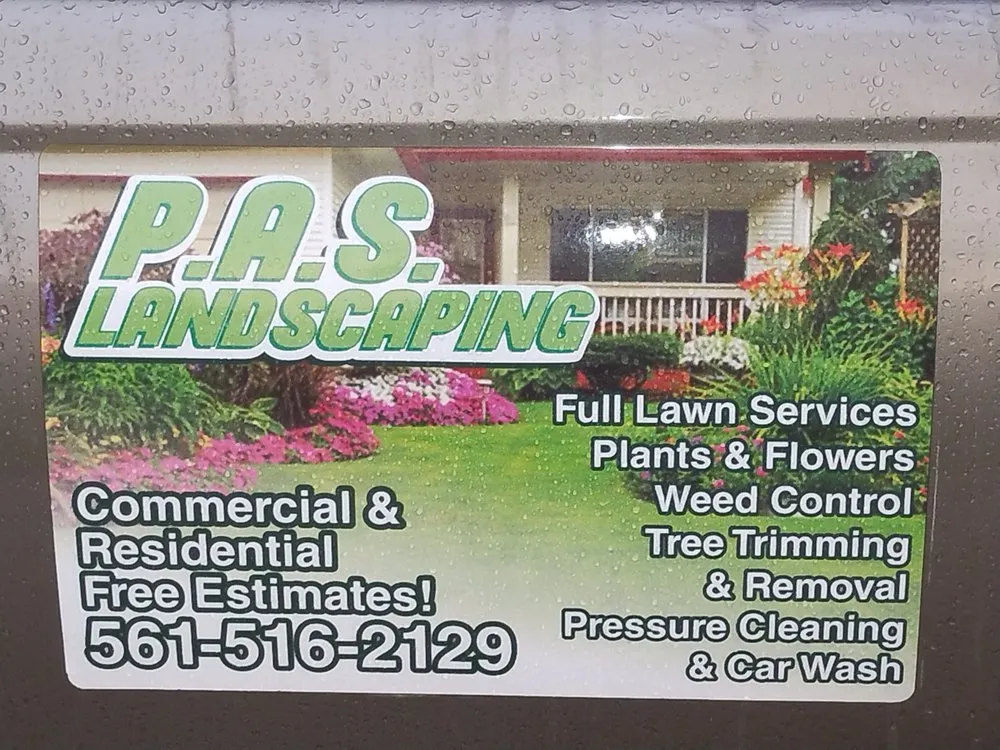 Affordable outdoor landscaping in Boynton Beach, FL by PAS Landscaping