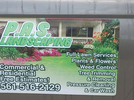 PAS Landscaping Logo