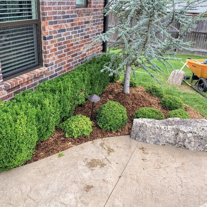 Professional outdoor landscaping for homes in Broken Arrow, OK by Paschall's Lawn & Landscape