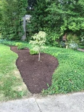 Custom outdoor landscaping in Bridgeville, PA by Paslow Lawn Services