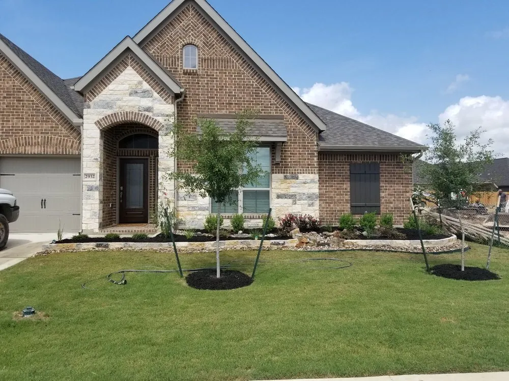 Affordable residential landscaping for residential properties in New Braunfels, TX by Passiflora Landscapes