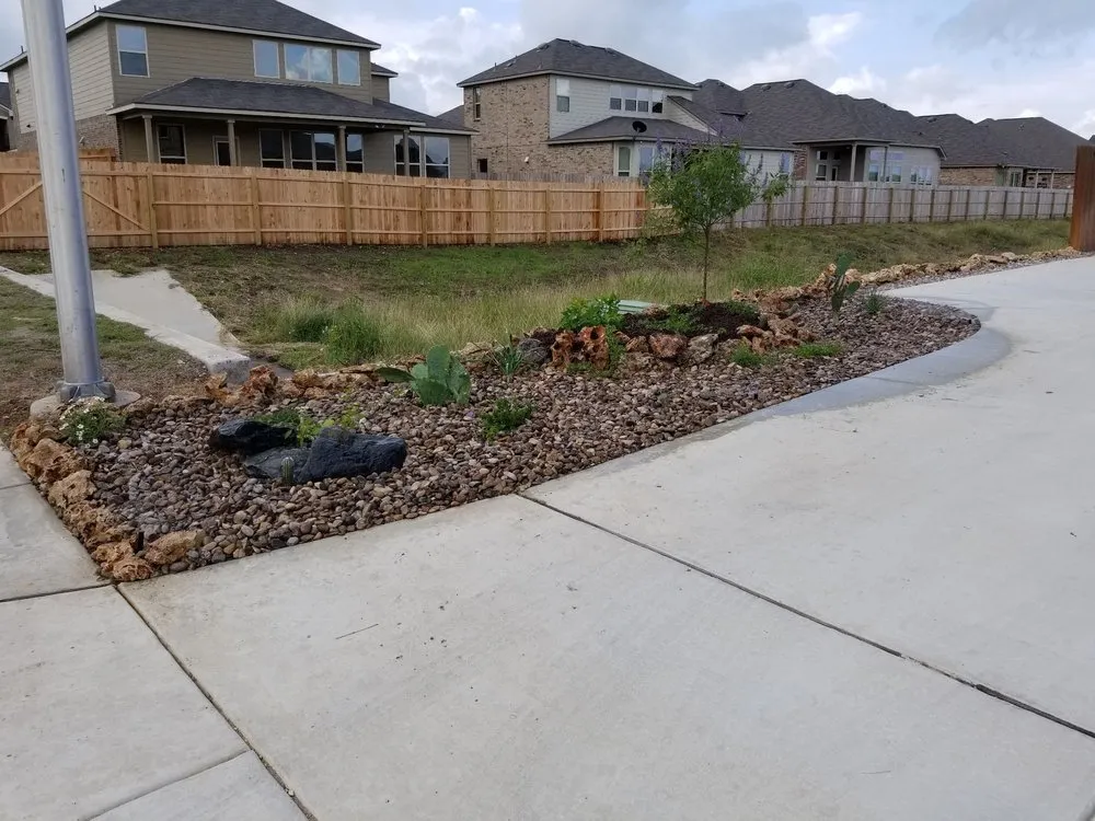 Professional landscape design for beautiful yards in New Braunfels, TX by Passiflora Landscapes