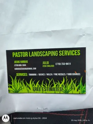 Pastor Landscaping Services Logo