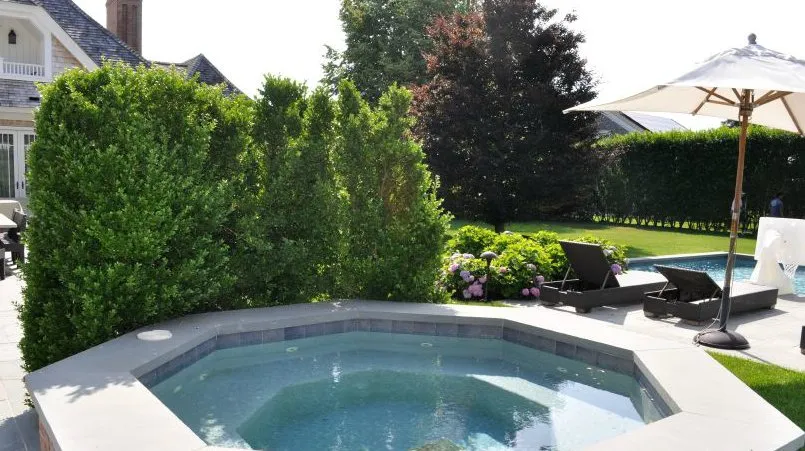 Custom outdoor landscaping for outdoor upgrades in East Hampton, NY by Pat Flores Landscape & Masonry Corp