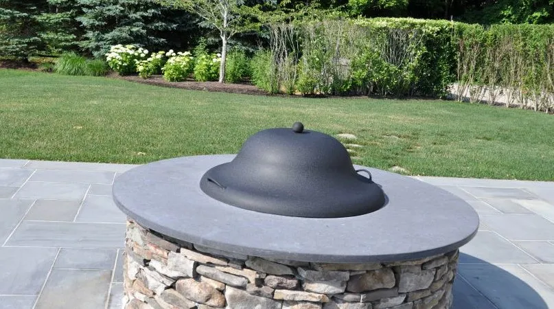 Professional outdoor landscaping in East Hampton, NY by Pat Flores Landscape & Masonry Corp