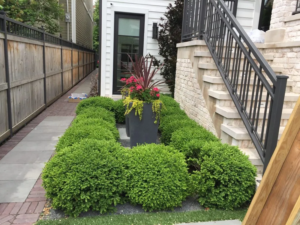 Professional garden landscaping in Chicago, IL by Patch Landscaping & Snow Removal