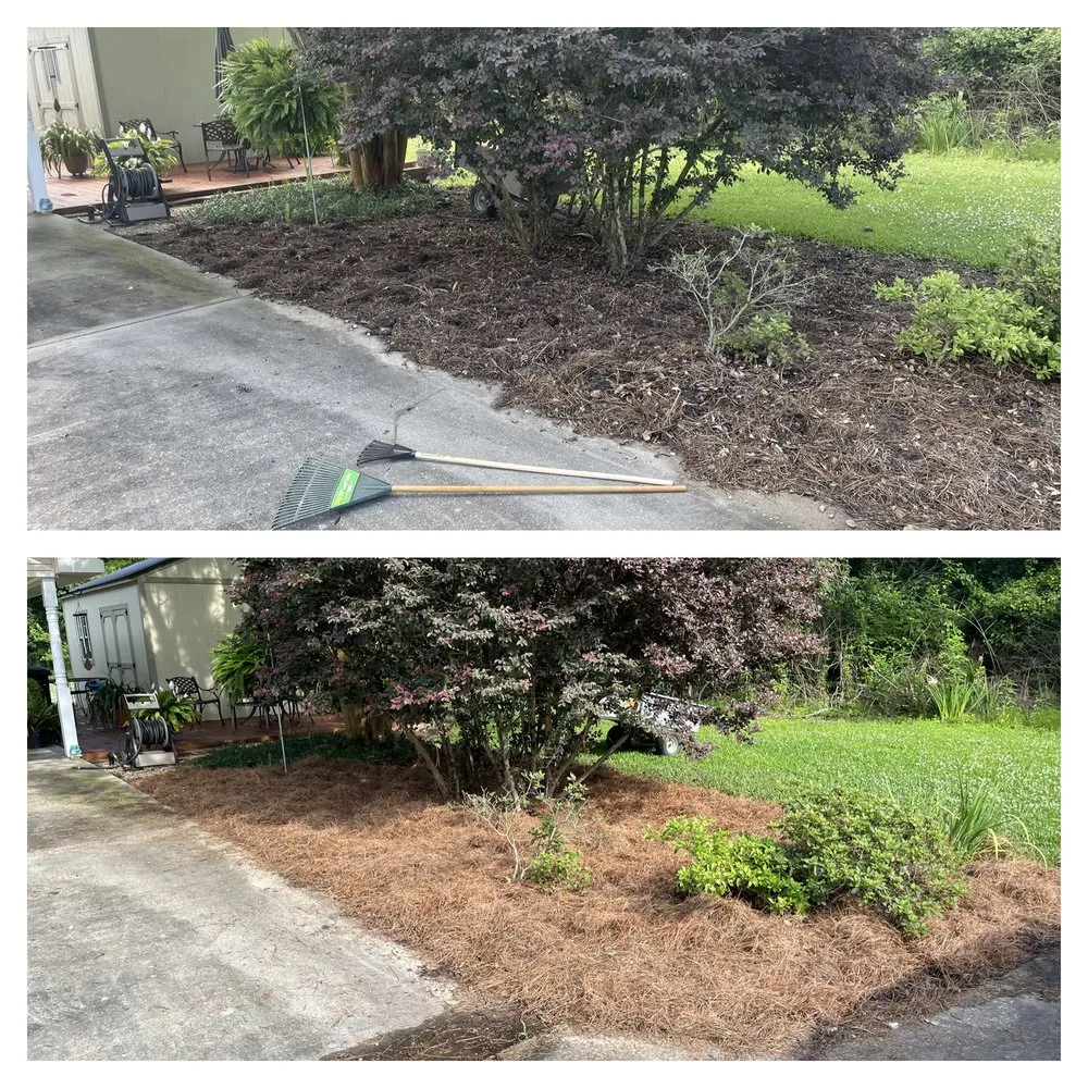 Trusted garden landscaping in Prairieville, LA by Patch Services