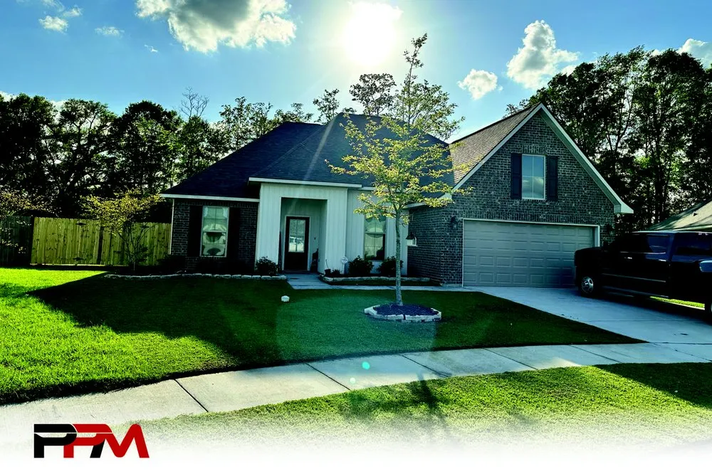 Professional landscape design for beautiful yards in Gonzales, LA by Pate Property Maintenance