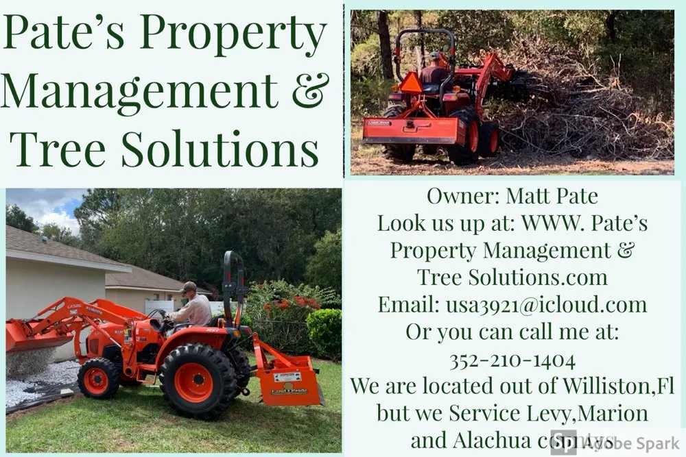 Trusted garden landscaping in Williston, FL - Pate’s Property Management & Tree Solutions
