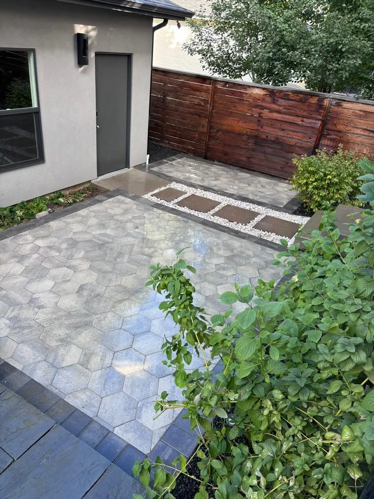 Custom landscape design in Lakewood, CO - Patio System Landscape