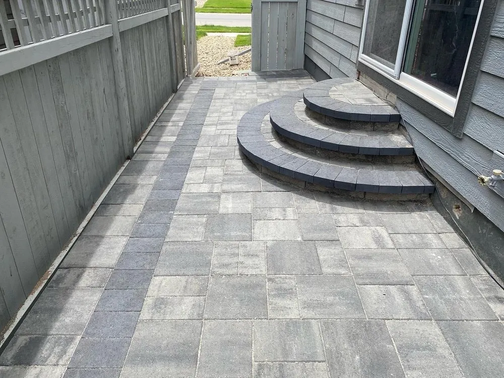 Custom garden landscaping in Lakewood, CO - Patio System Landscape