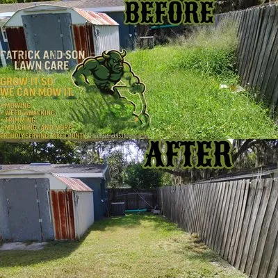 Patrick And Son Lawn Care Logo