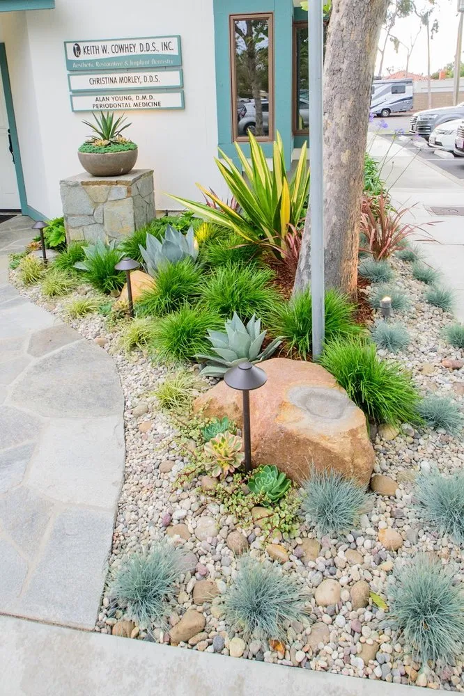 Custom landscape installation for residential properties in Seal Beach, CA by Patrick Smith Landscaping