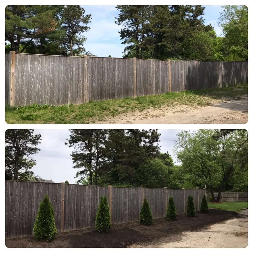 Custom yard cleanup service for homes in Hatchville, MA by Patrick's Landscaping