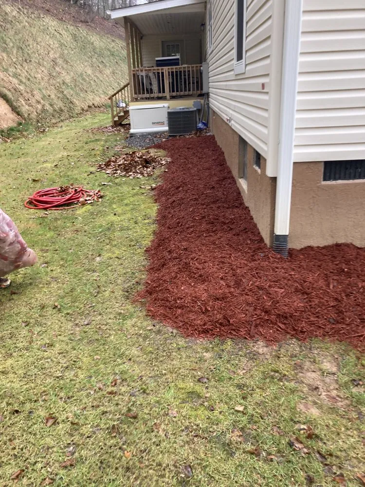 Professional landscape installation in Waynesville, NC by Patrick’s Lawncare & Landscaping