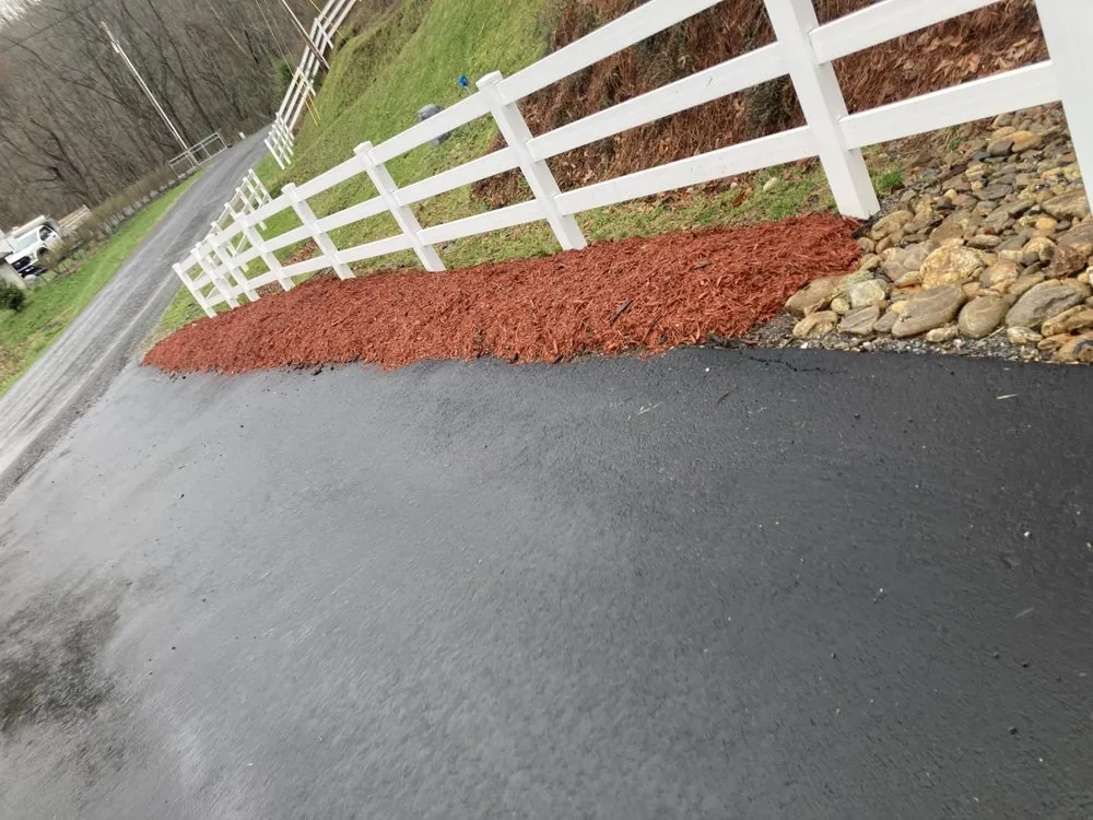 Custom landscape installation for residential properties in Waynesville, NC by Patrick’s Lawncare & Landscaping