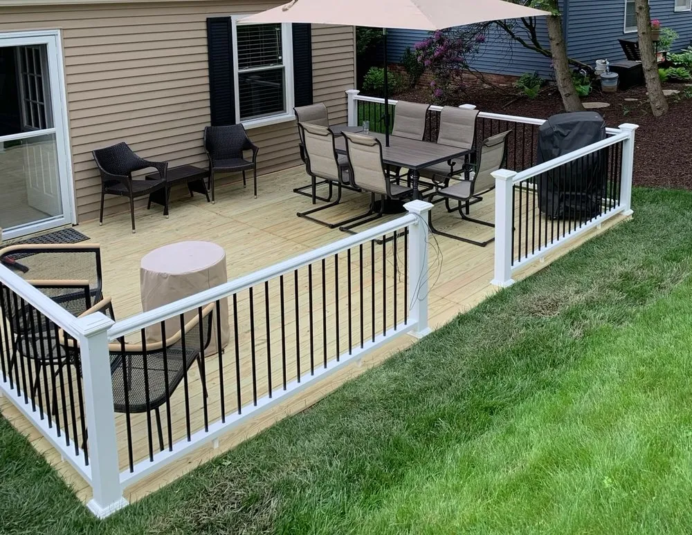Professional lawn care service for outdoor upgrades in Bethel Park, PA by Patriot Contracting