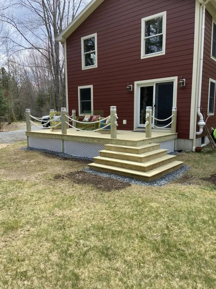 Professional outdoor landscaping in Waltham, ME by Patriot Contracting